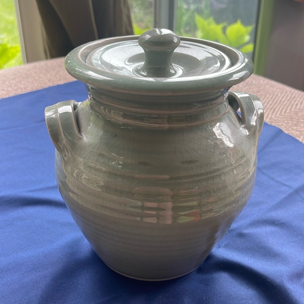 Simon Pearce Belmont Large 2-handle urn vase jug